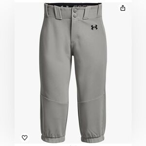 NWT girls softball pants. Under Armour Grey